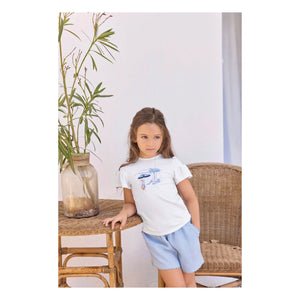 Tartine et Chocolat - Camiseta Estrella de Mar Perla | Blanco