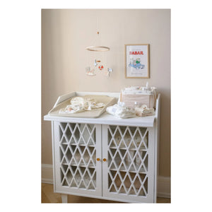 Cam Cam - Organizador compartimentado Vintage Toys | Beige