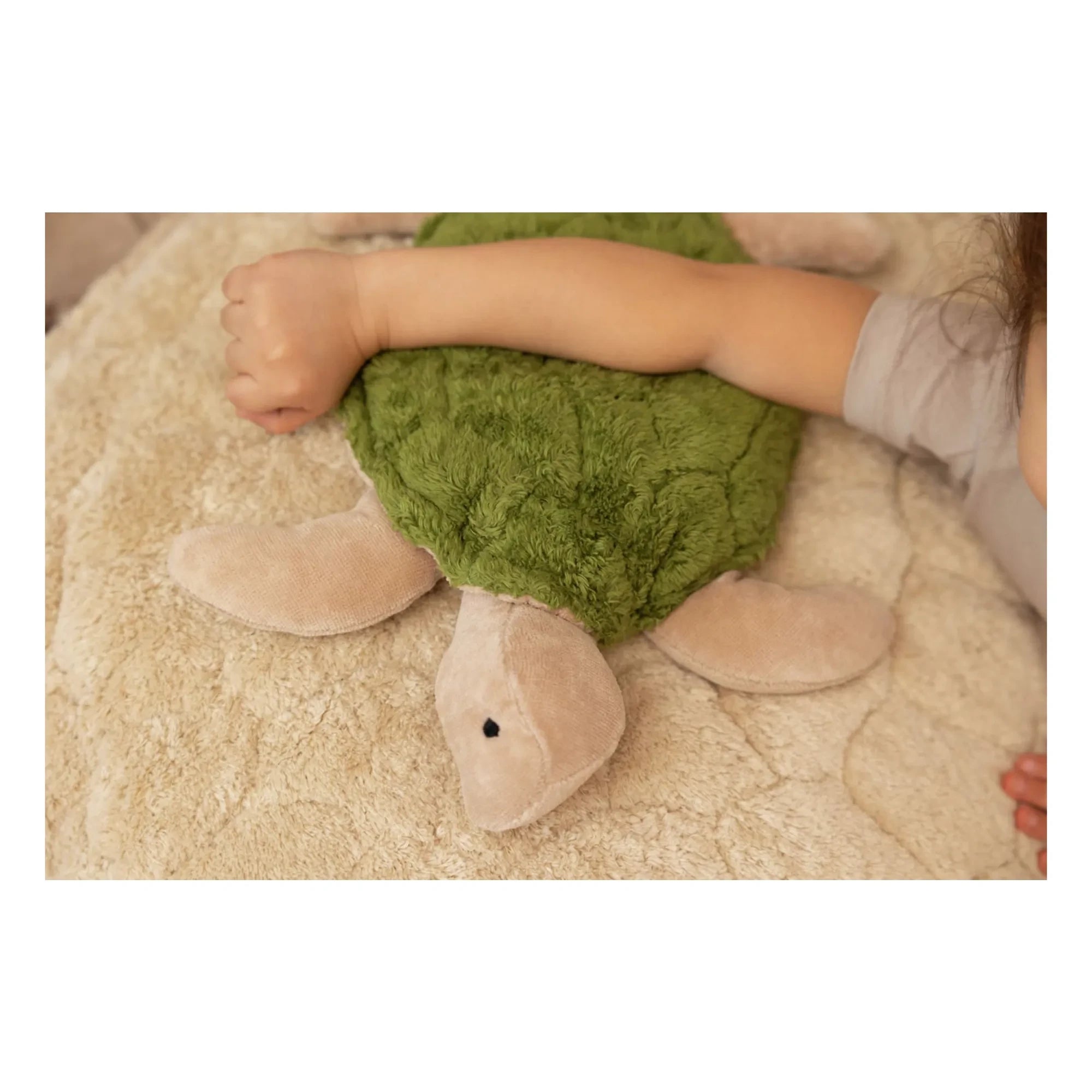 Senger Naturwelt - Bolsa de agua caliente tortuga de peluche | Caqui