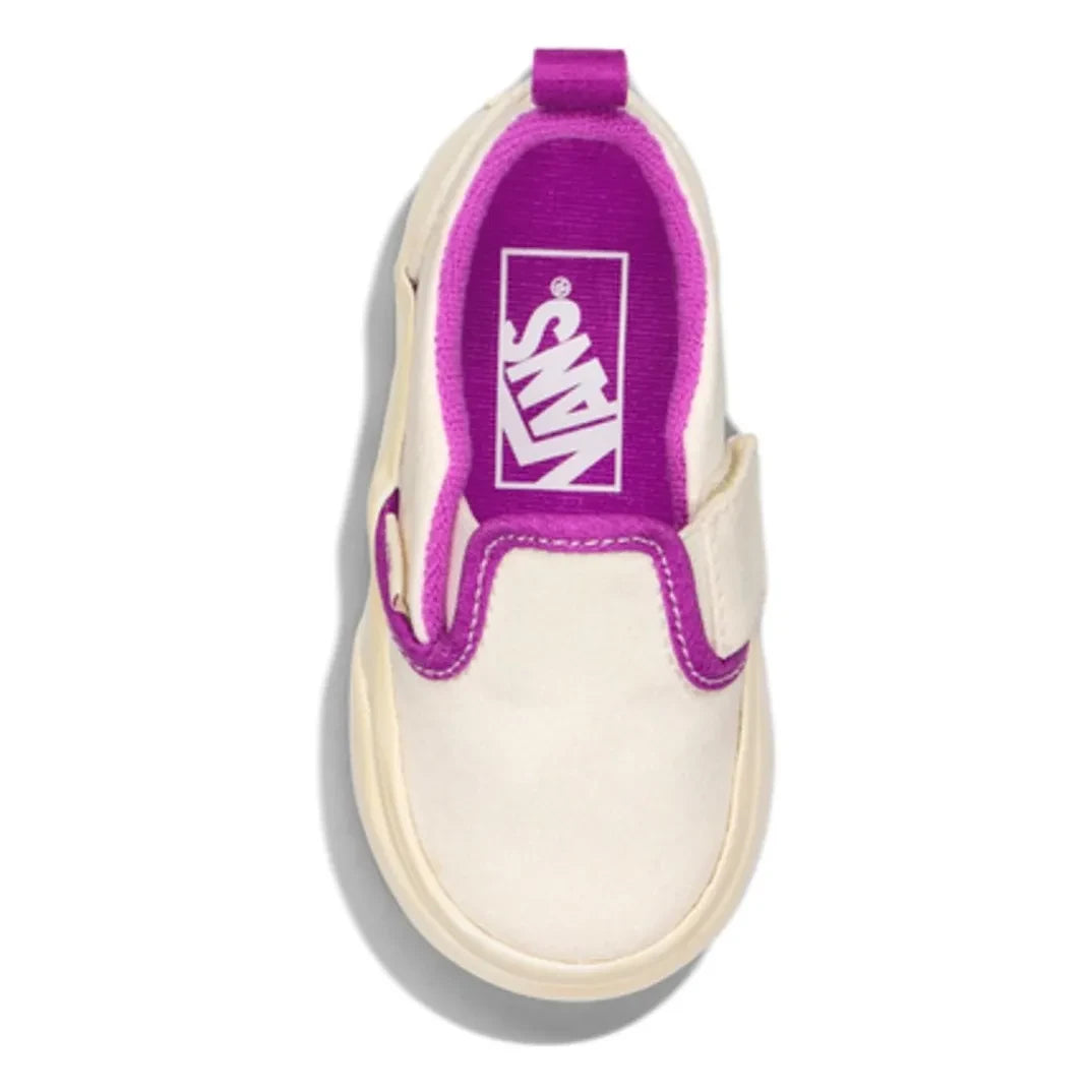 Vans - Zapatillas Slip-On con Purpurina para Bebé | Blanco