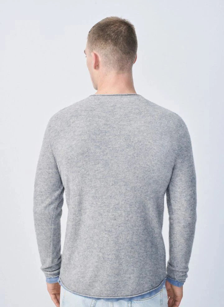 American Vintage - Ducksbay Suéter de Lana y Cachemira | Gris jaspeado