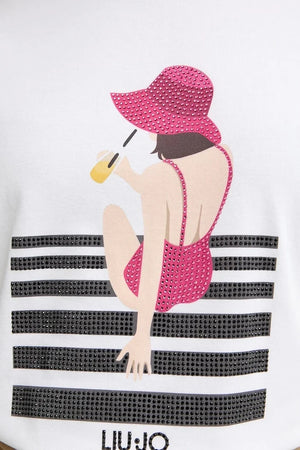 Camiseta de mujer Liu Jo de algodón y elastano