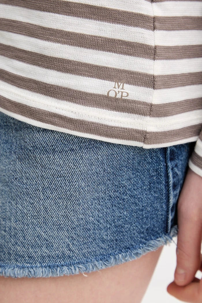 Blusa de algodón de manga larga Marc O'Polo