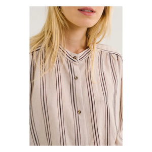 Sacrécoeur - Blusa de rayas Ella Canyon | Beige