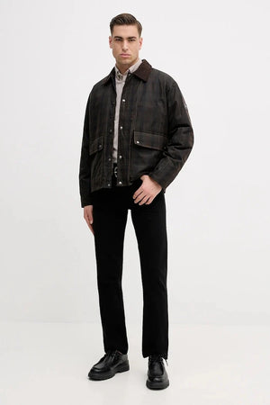 Camisa de algodón Barbour OXTOWN para hombre