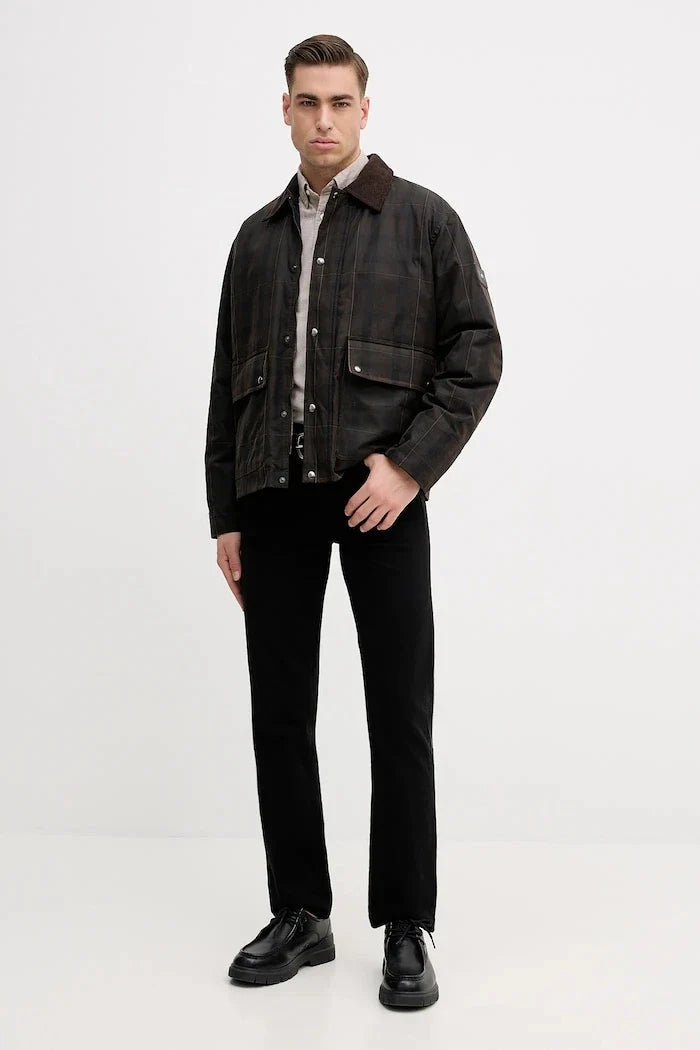 Camisa de algodón Barbour OXTOWN para hombre