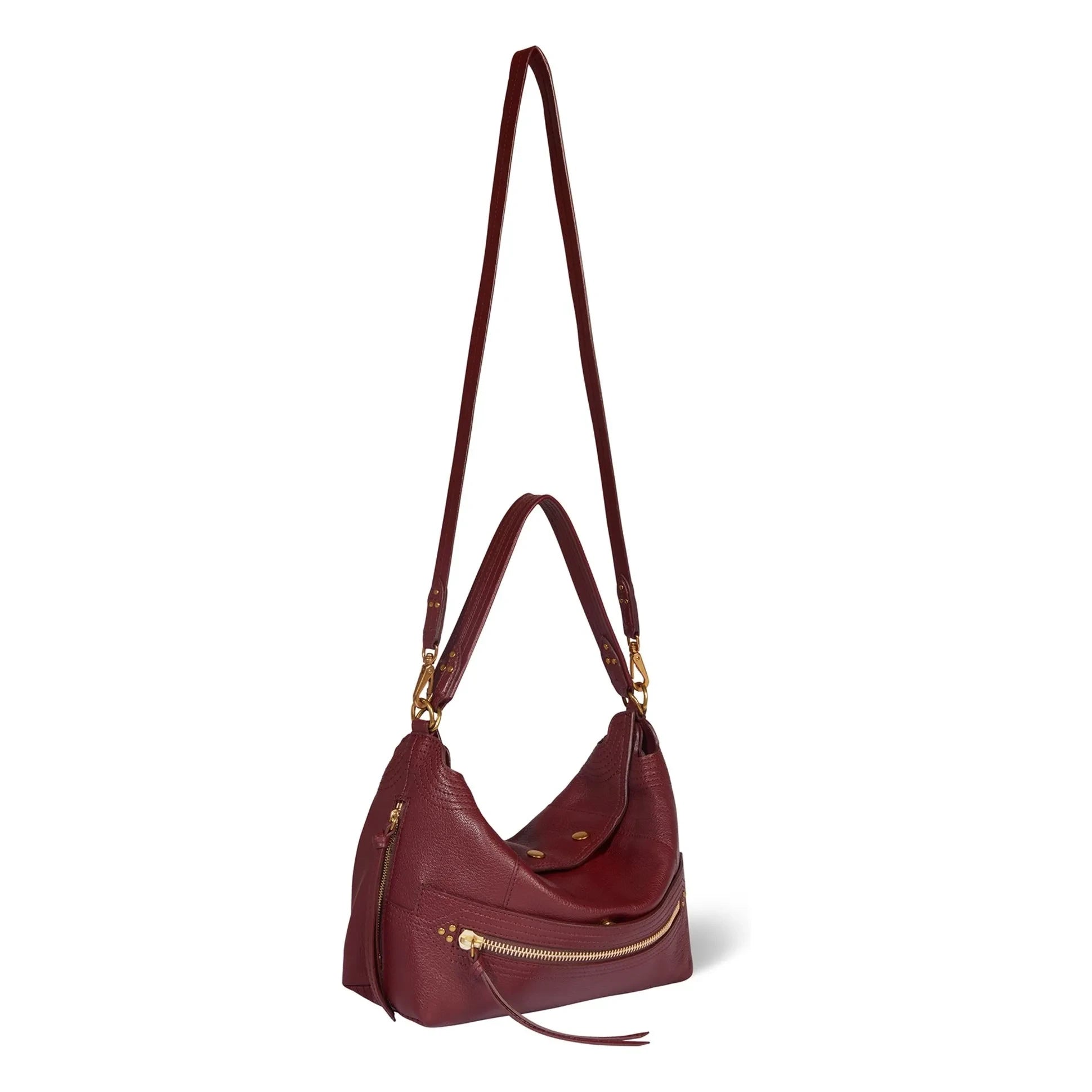 Jérôme Dreyfuss - Bolso Lucky Hobo Cabra | Granate