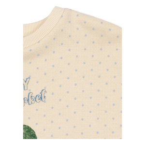 Konges Sløjd - Sudadera Loupy Pois de Algodón Orgánico | Crudo