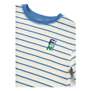 Liewood - Camiseta Tyler de algodón orgánico a rayas | Azul