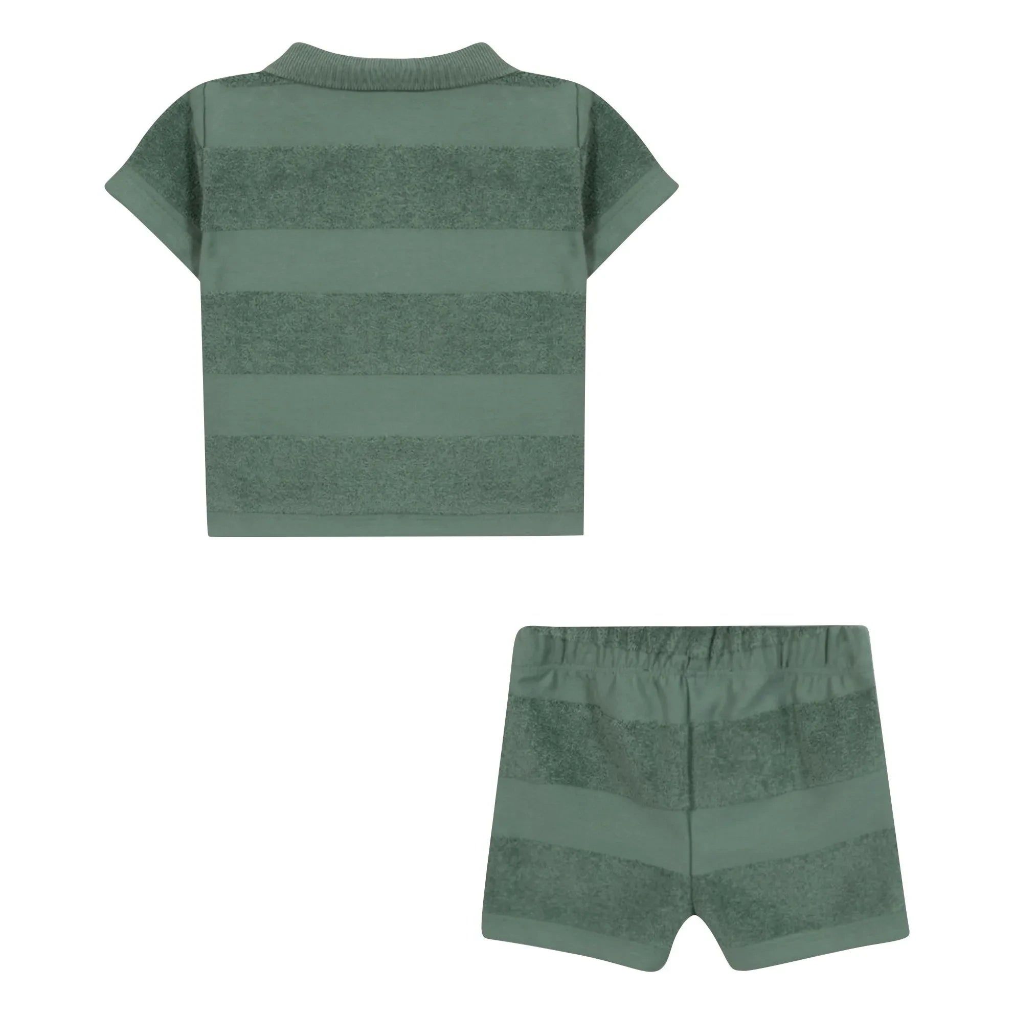 Tartine et Chocolat - Conjunto de polo, pantalón corto y toalla | Caqui