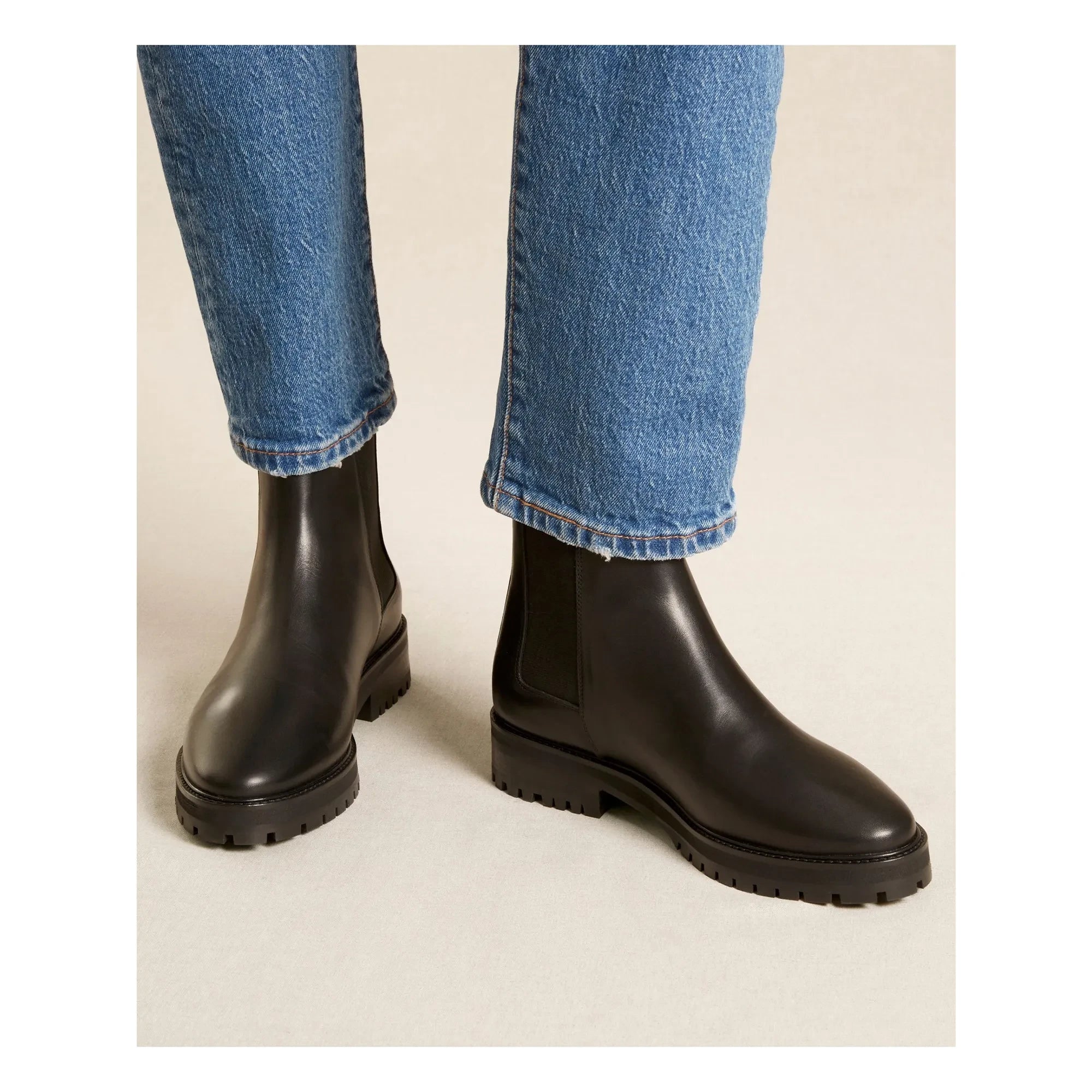 Rivecour - Botines de piel n°501 | Negro