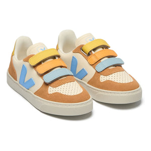 Veja - Zapatillas Scratch Pequeñas V-10 Cuero | Naranja
