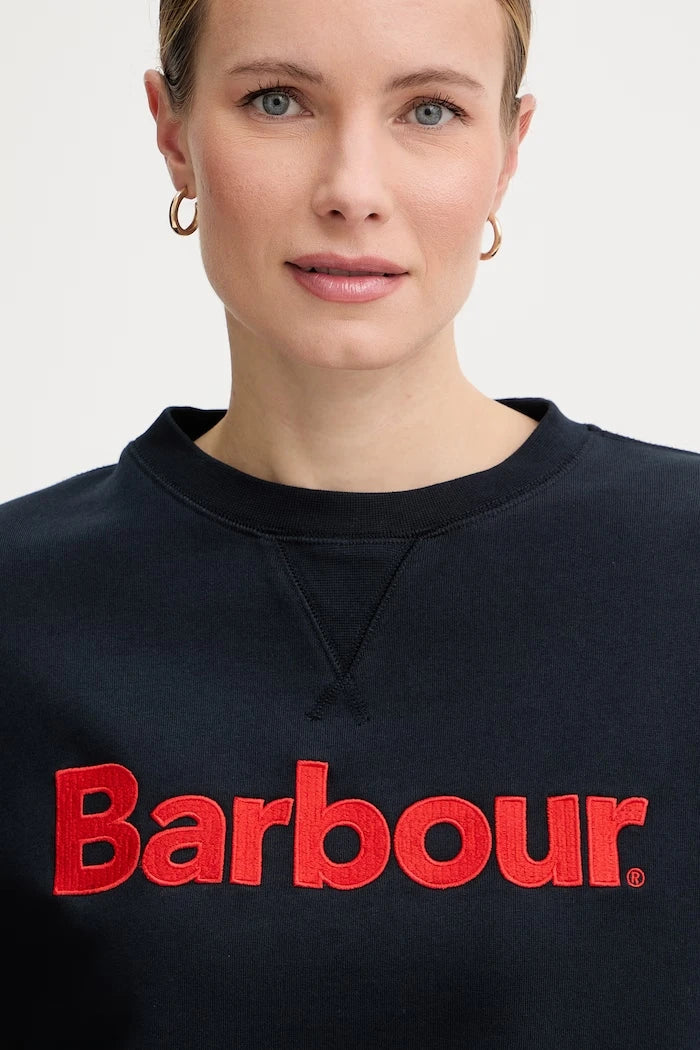 Sudadera de algodón para mujer Barbour Hartland