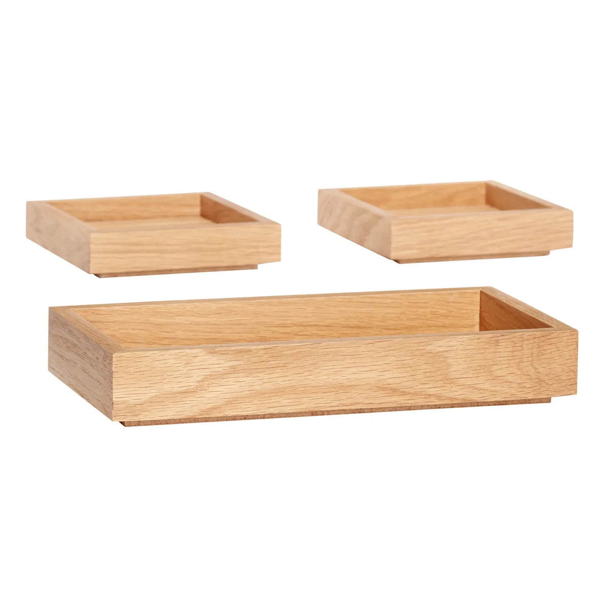 Hübsch - Caja de Almacenamiento de Roble FSC | Roble