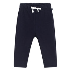 Petit Bateau - Pantalones jogger de punto elástico unisex | Azul marino