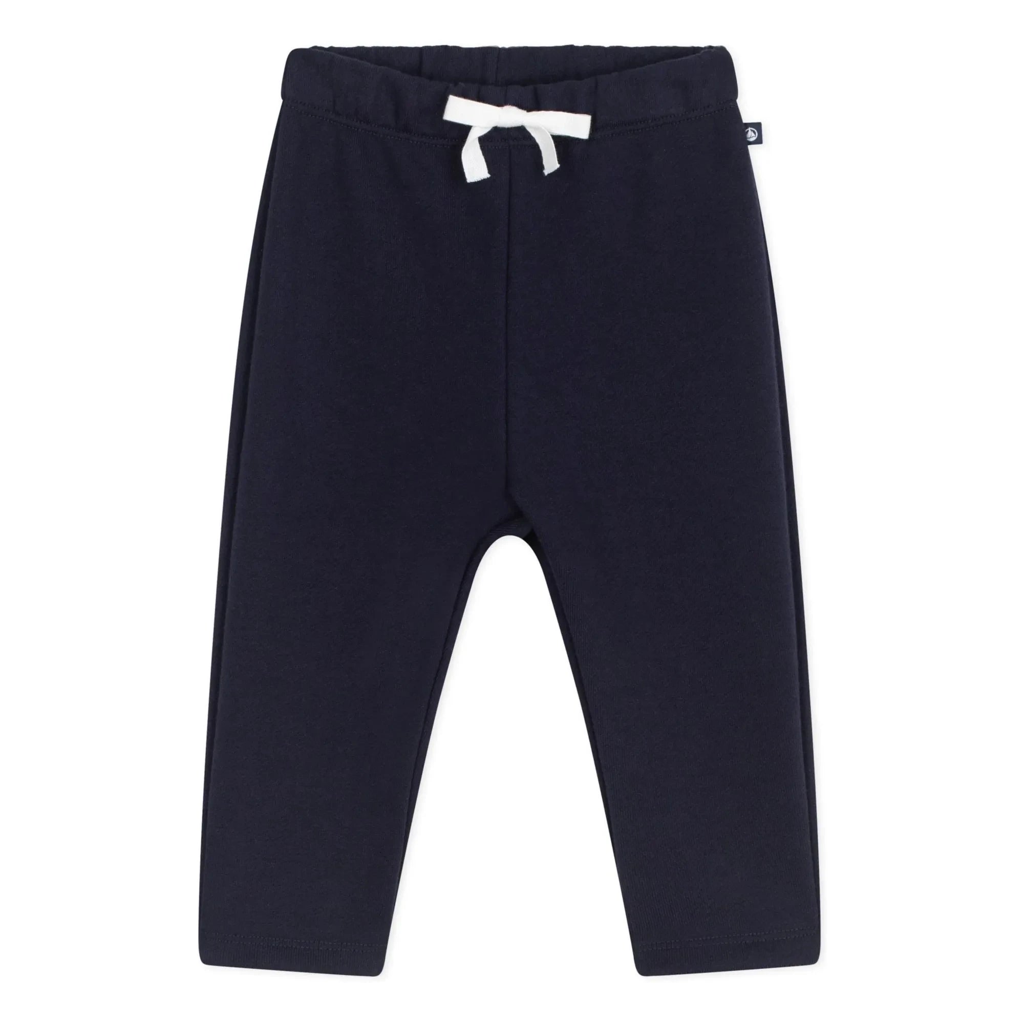 Petit Bateau - Pantalones jogger de punto elástico unisex | Azul marino