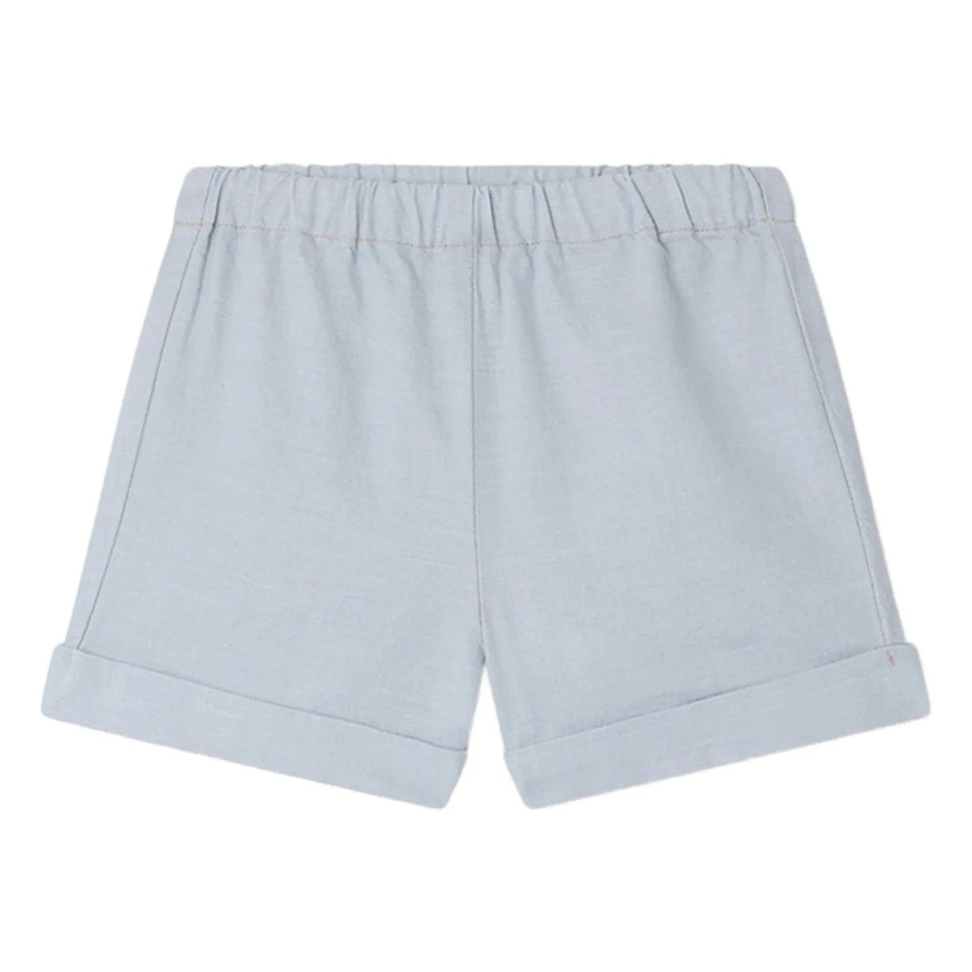 Bonpoint - Ecady shorts de algodón orgánico con piernas | Azul claro