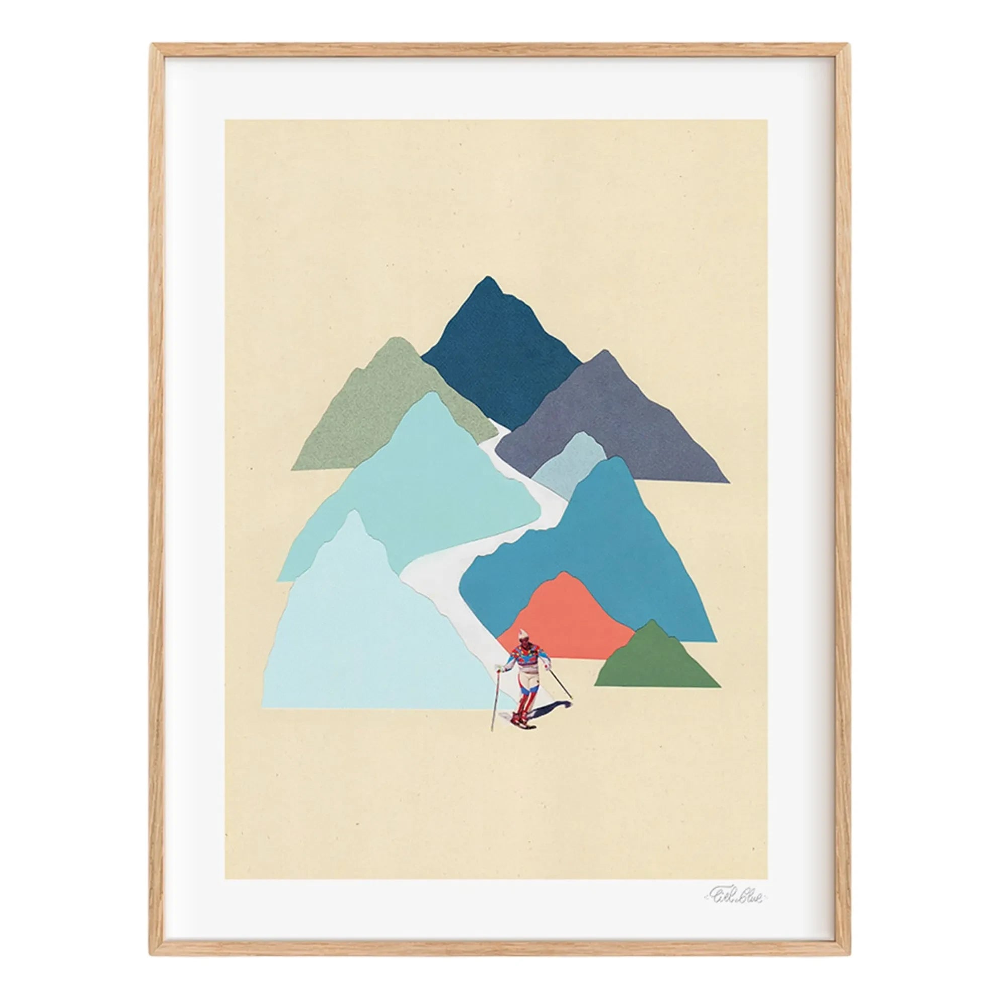 Ciel Glue - Póster de la pista de montaña n.º 8 - Edición limitada