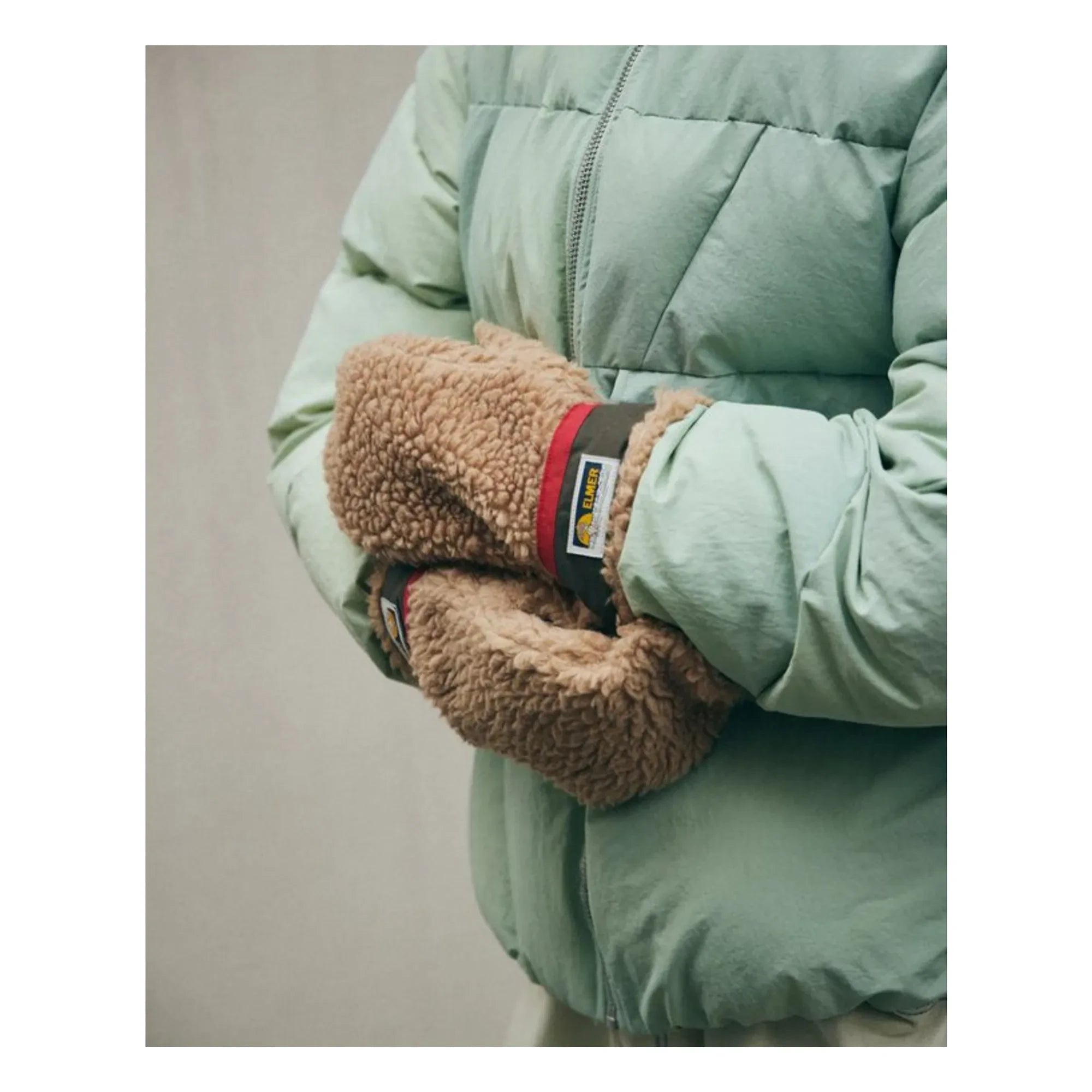 Elmer by Swany - Guantes de Lana Teddy | Camel