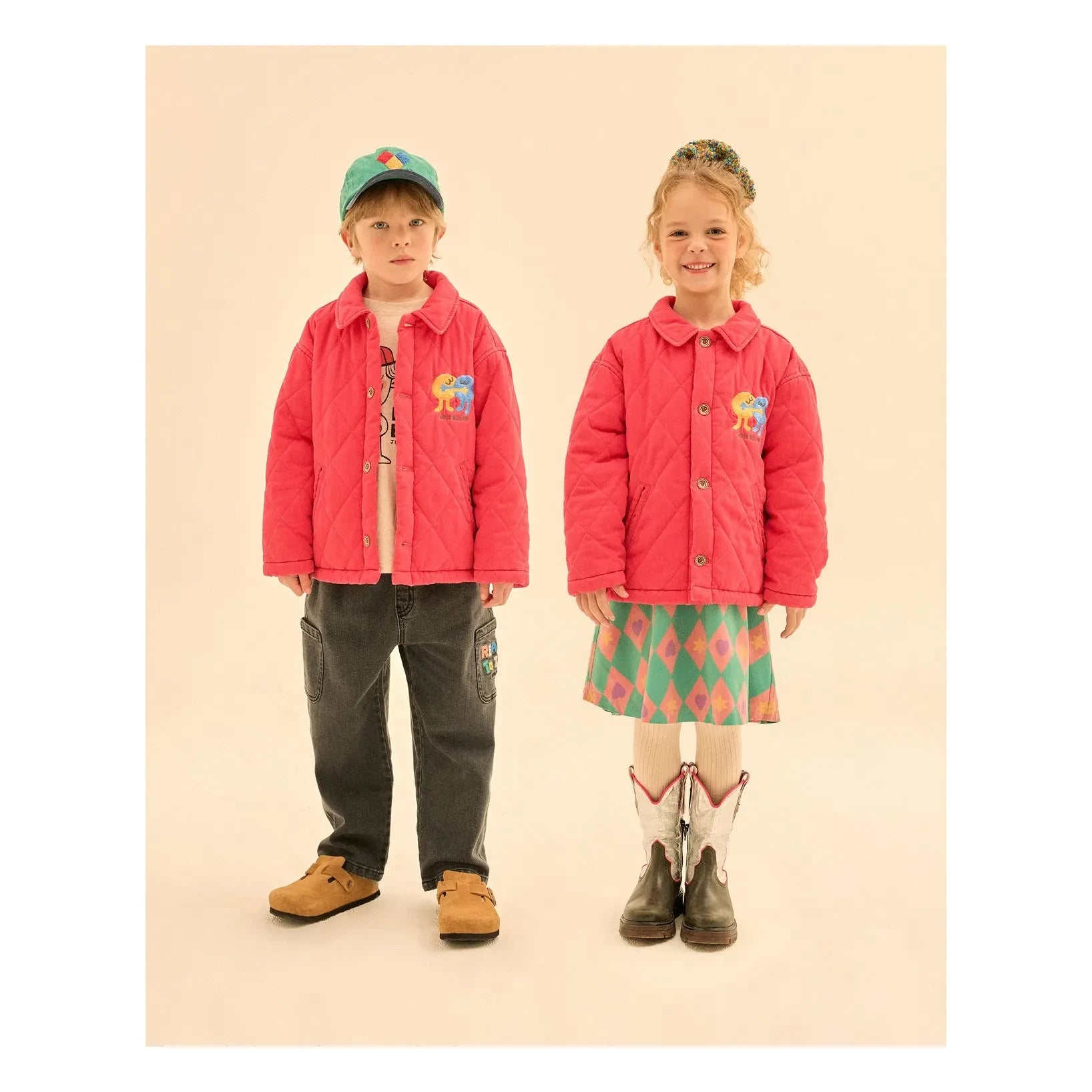 Jelly Mallow - Hug Me Chaqueta Acolchada | Rojo