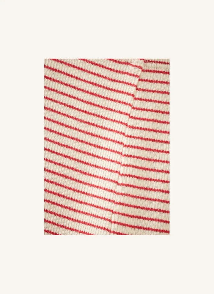 Caramelo - Camiseta de Rayas Kishon | Roja