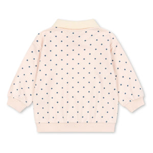 Konges Sløjd - Polo de sudadera con topos | Rosa pálido