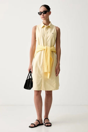 Vestido acampanado de algodón de Polo Ralph Lauren