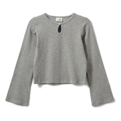 Sofie Schnoor - Camiseta Bailosy | Gris jaspeado