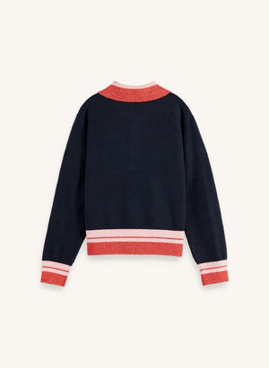 Scotch & Soda - Polo yaka kazak | Lacivert