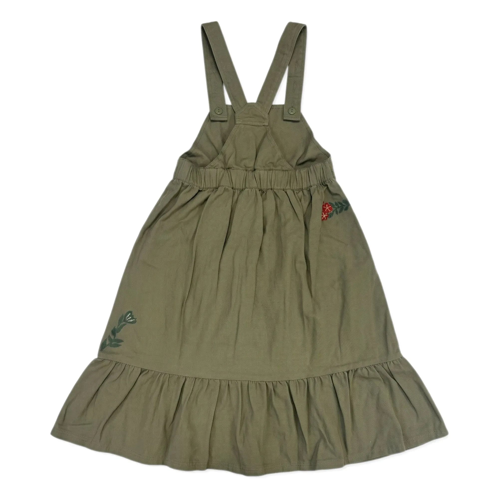 Hundred Pieces - Devi Fleurie Delantal | Verde almendra