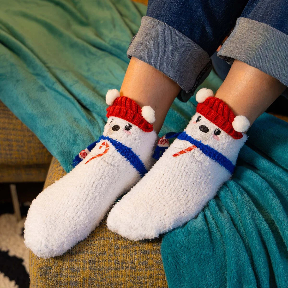 Legami - Calcetines de Navidad para Niños Oso Polar - ¡Un Ajuste Perfecto!