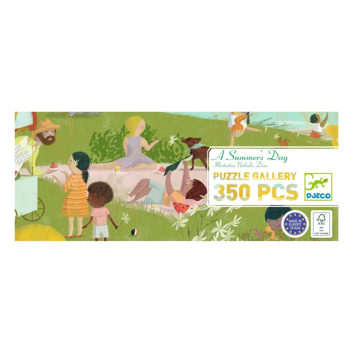 Djeco - Rompecabezas "Un día de verano" - 350 Piezas