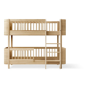 Oliver Furniture - Litera semi-alta Mini+ de roble | Roble