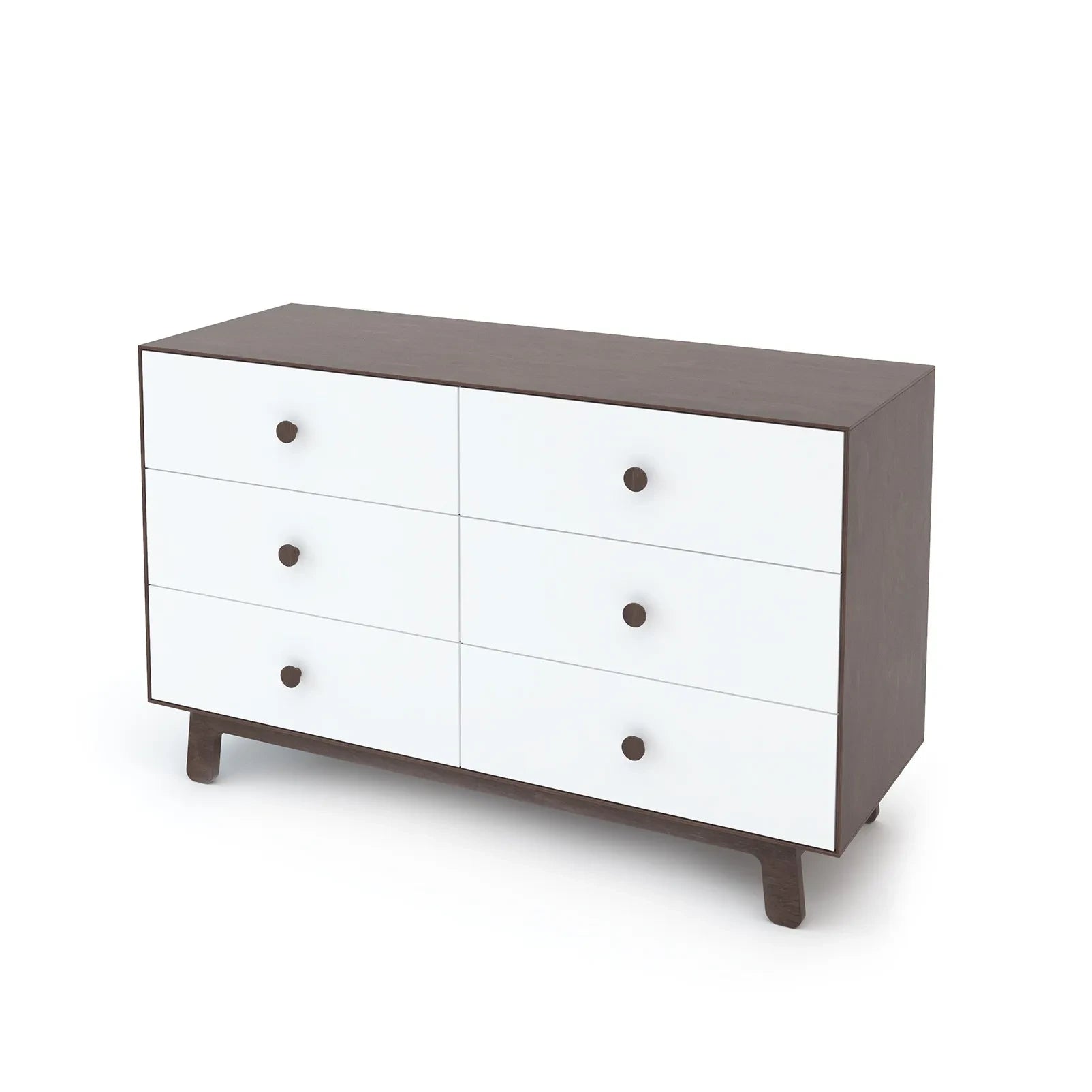 Oeuf NYC - Cómoda Merlin de 6 cajones con base Sparrow | Blanco
