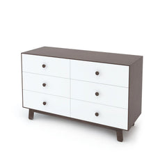 Oeuf NYC - Cómoda Merlin de 6 cajones con base Sparrow | Blanco