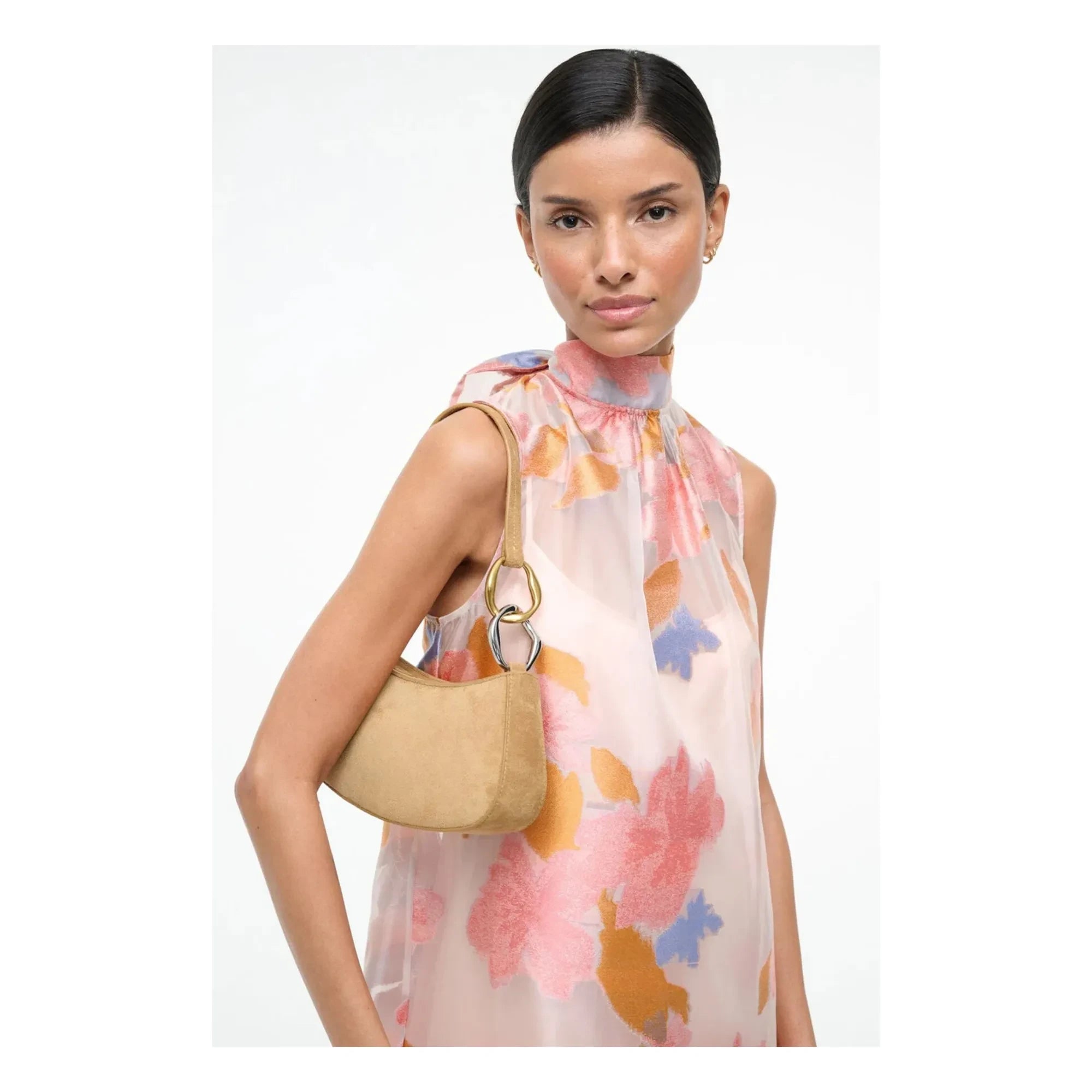 Staud - Bolso de cuero Ollie | Avellana