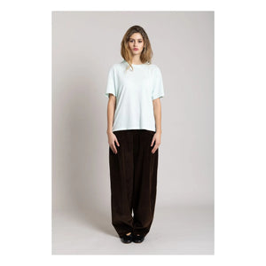 Smallable Woman - Camiseta de algodón orgánico Hana | Azul Hielo