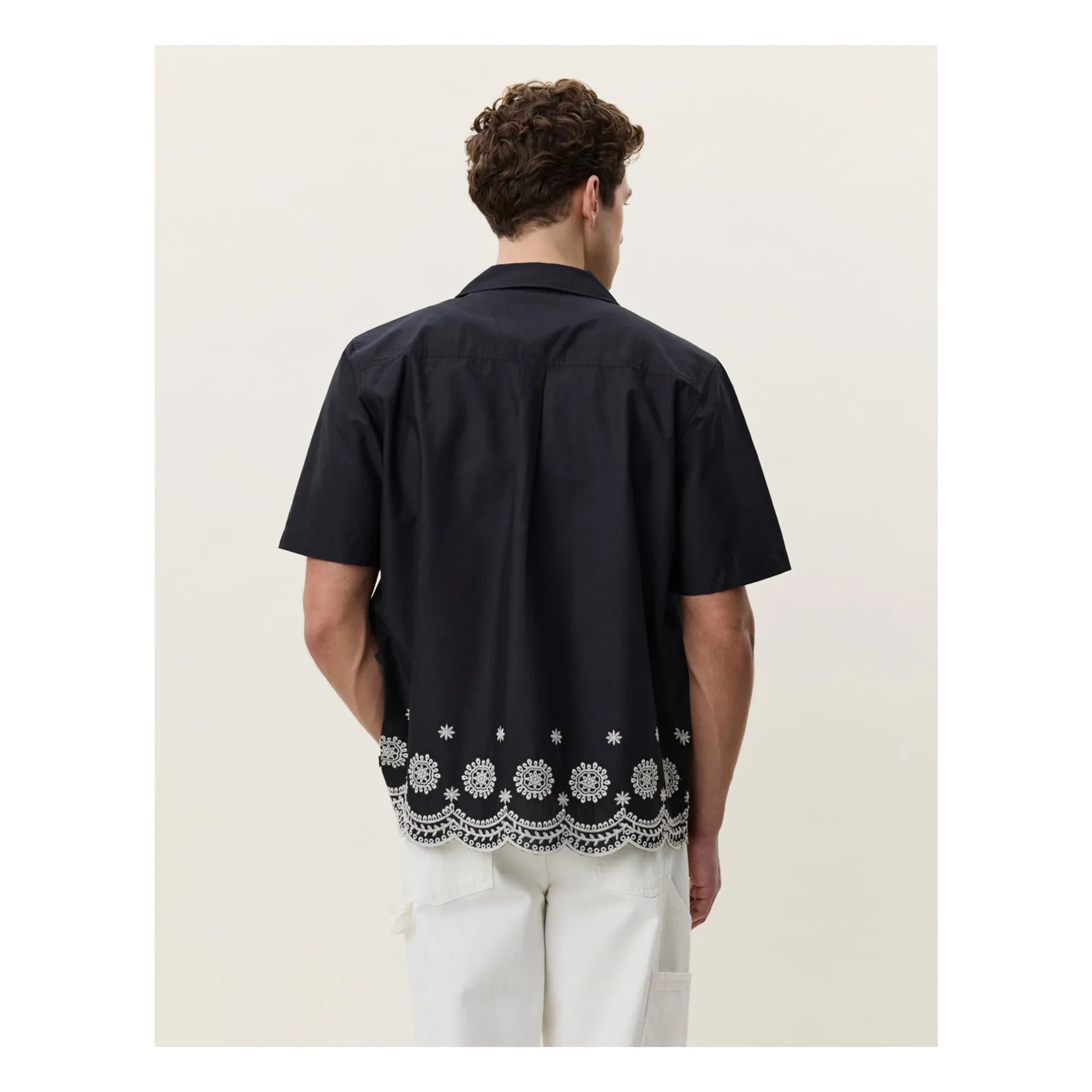 Les Deux - Camisa a rayas | Negro