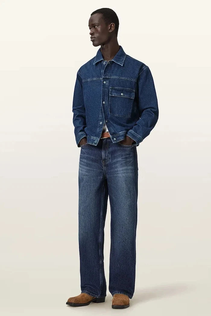 AllSaints cazadora vaquera para hombre CAST