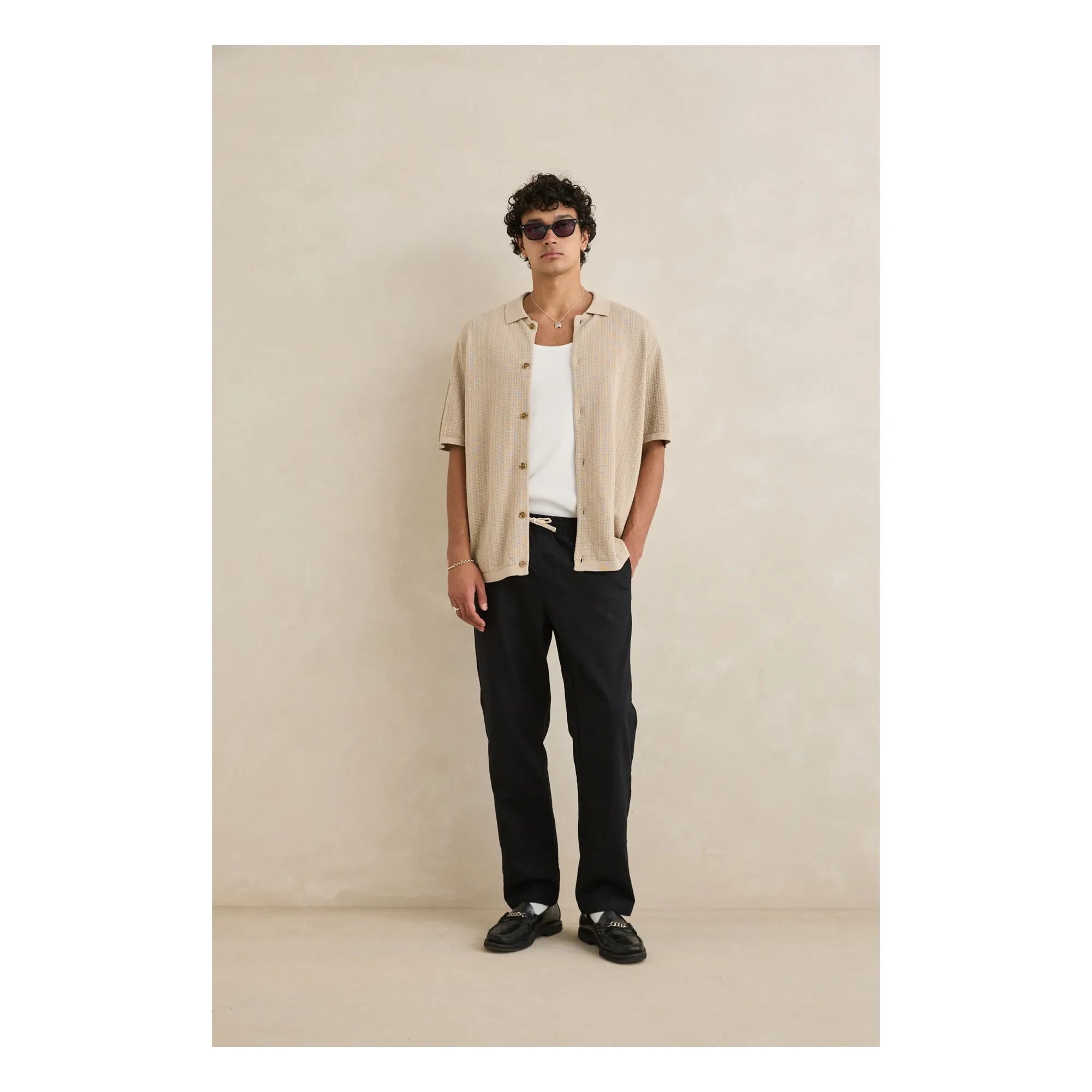 Pantalón de lino Rhythm - Jam | Negro