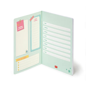 Legami - Exercise Cuaderno - Cuaderno A4 - 8 mm rayado - Kitty Bubble Tea
