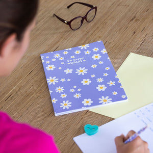 Legami - Cuaderno de ejercicios - Cuaderno A4 - Rayado de 8 mm - Daisy