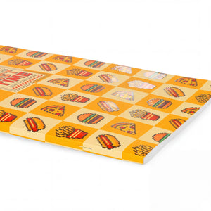 Legami - Cuaderno de ejercicios - Cuaderno A4 - Rayas de 8 mm - Food Pixel