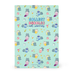 Legami - Exercise Book - Cuaderno A4 - Cuadros 4 mm - Kitty Bubble Tea
