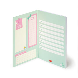 Legami - Cuaderno de ejercicios - Cuaderno A4 - Cuadrícula de 4 mm - Bee Çiçekler