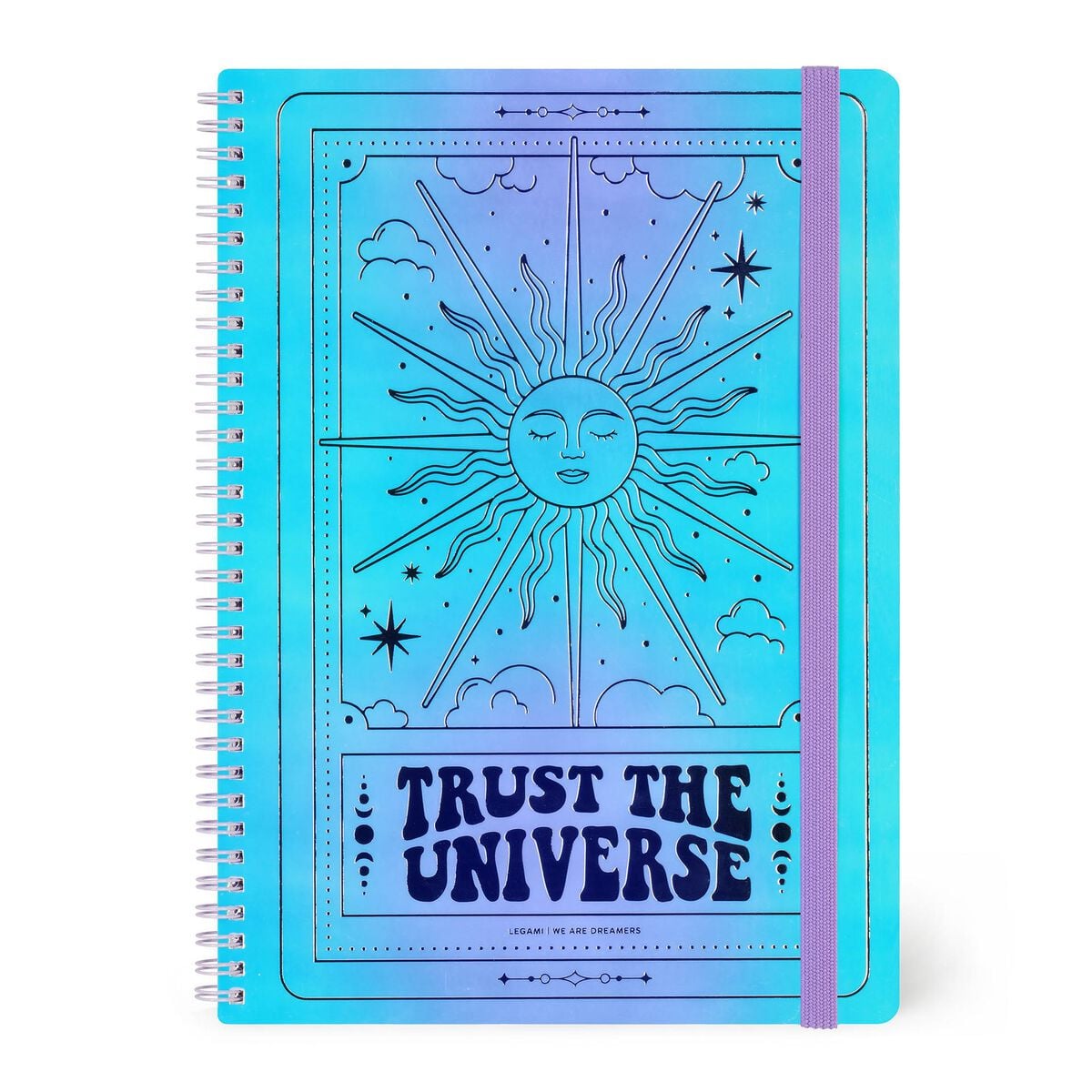 Legami - Cuaderno de tapa dura ilustrada A4 con renglones - Tarot - Espiral