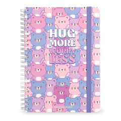 Legami - Cuaderno A4 Rayado con Tapa Dura Ilustrada - Osito - Jotter - Espiral