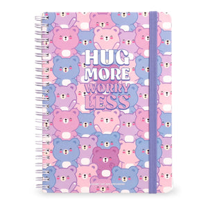 Legami - Cuaderno A4 Rayado con Tapa Dura Ilustrada - Osito - Jotter - Espiral
