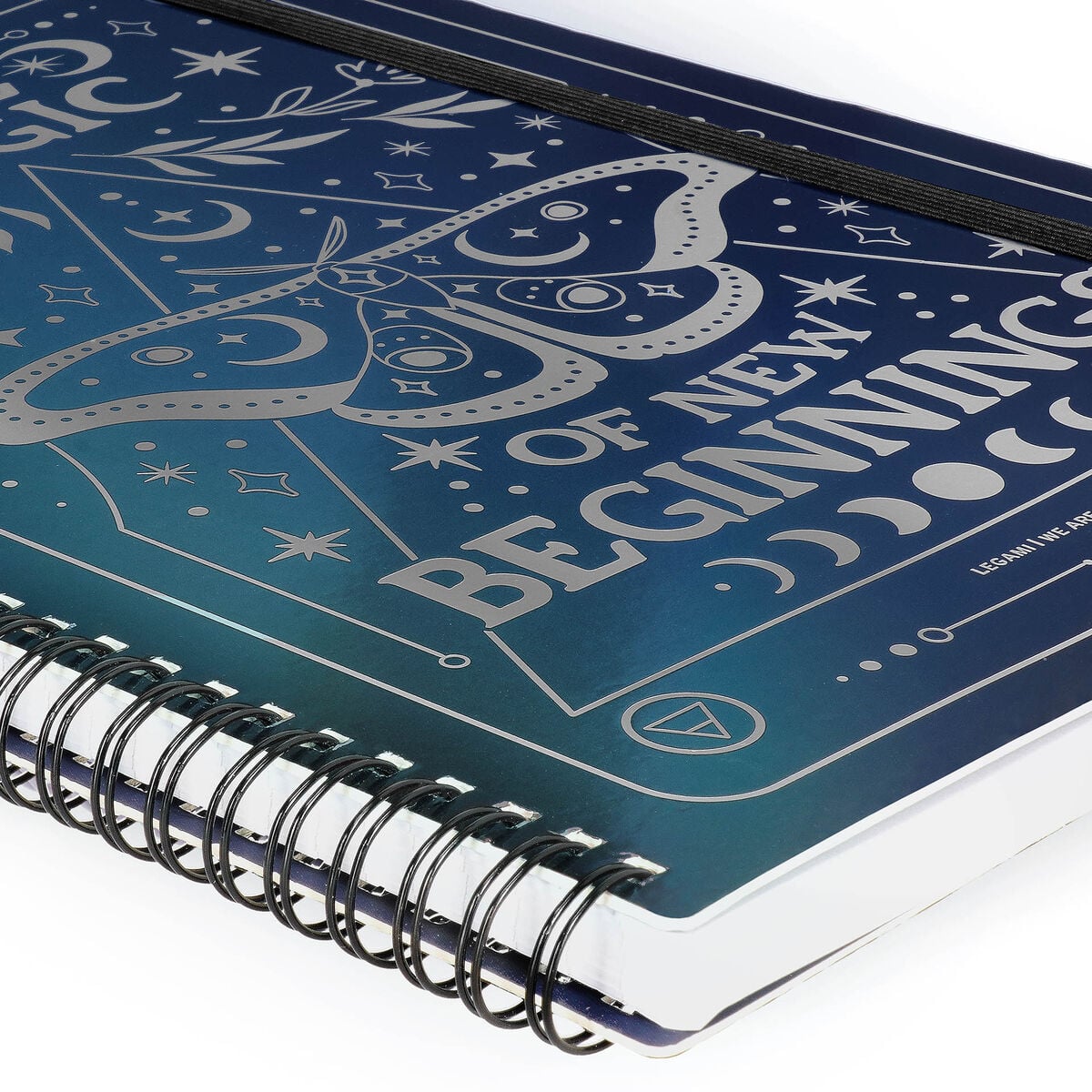 Legami - Cuaderno A4 Rayado con Tapa Dura Ilustrada - Polilla - Jotter - Espiral