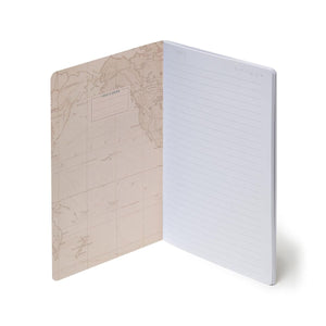 Legami - Cuaderno A5 rayado con tapa dura ilustrada - Viaje